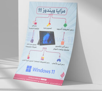 انفوجرافيك مزايا ويندوز 11 1